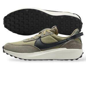 Nike Waffle Debut SE Neutral Olive Mens Lifestyle Shoes Size 13 FJ4196 200 NEW